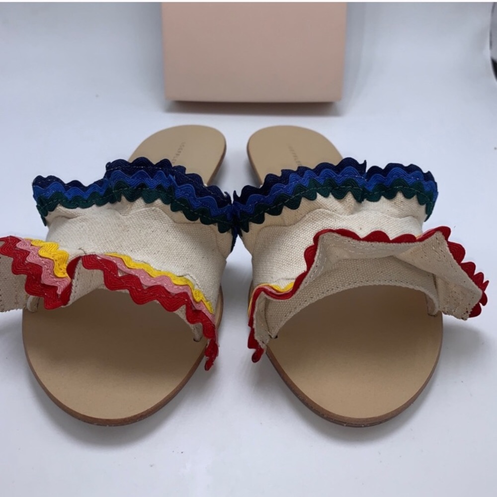 Loeffler Randall Birdie Ruffle Sandals